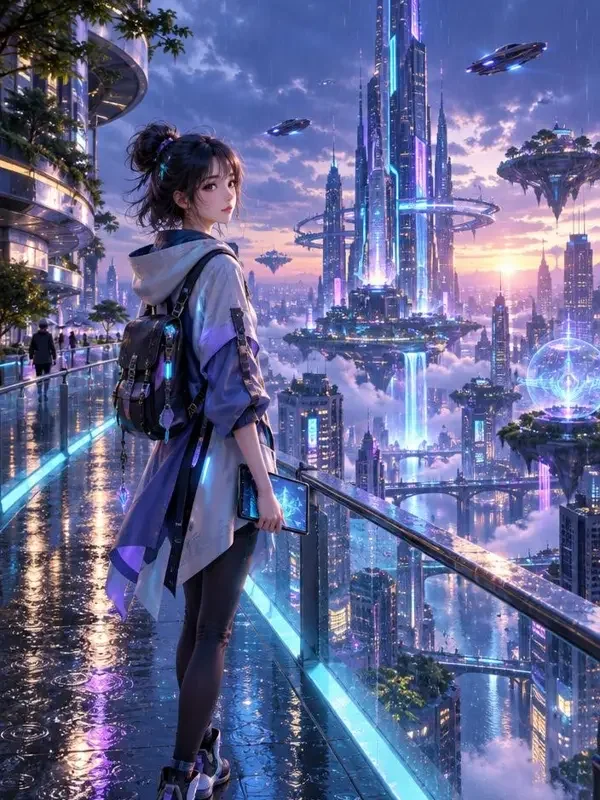 雨夜花市的兰灵少女 短剧封面 雨夜花市的兰灵少女封面